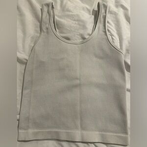 a new day Ribbed Tank Top - White